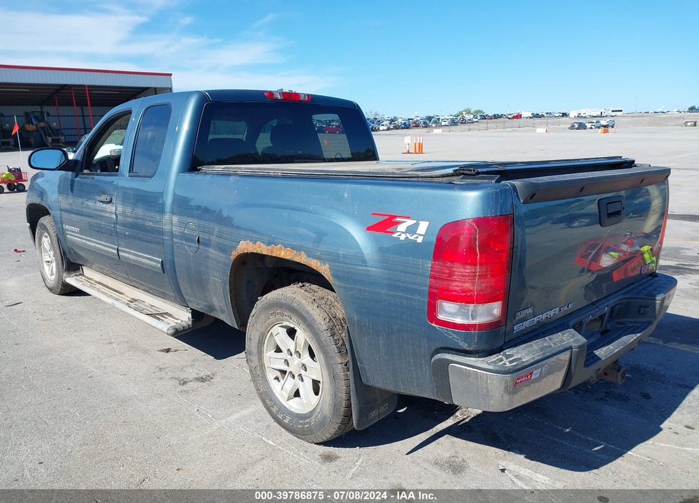 2009 GMC SIERRA 1500 SLE VIN: 1GTEK29039Z276874