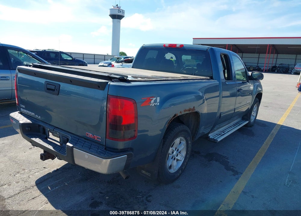 2009 GMC SIERRA 1500 SLE VIN: 1GTEK29039Z276874