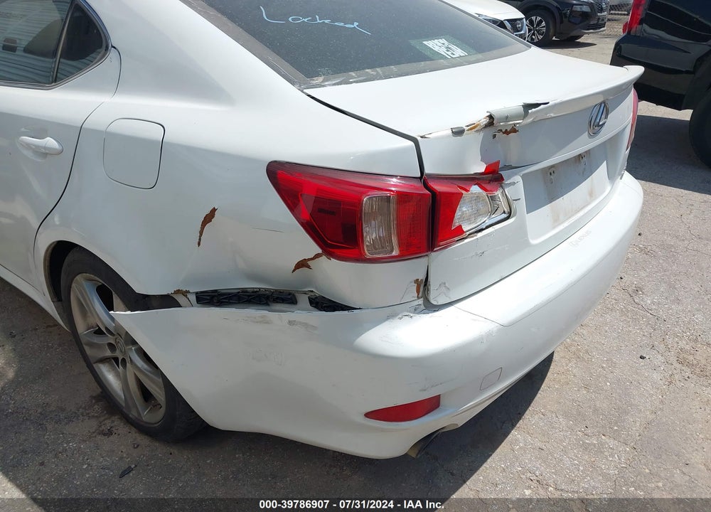 2012 LEXUS IS 250 VIN: JTHBF5C24C5180557