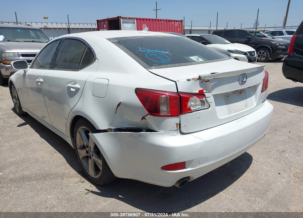 2012 LEXUS IS 250 VIN: JTHBF5C24C5180557