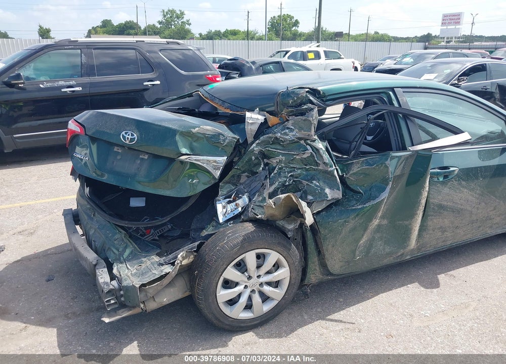 2016 TOYOTA COROLLA LE VIN: 5YFBURHE5GP419656