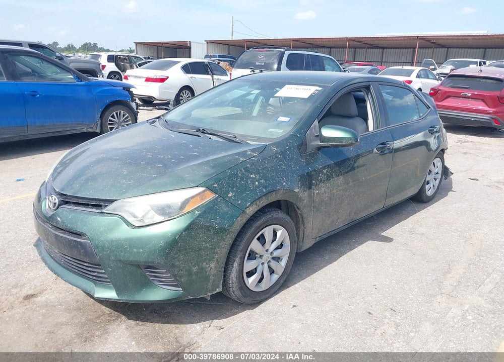 2016 TOYOTA COROLLA LE VIN: 5YFBURHE5GP419656