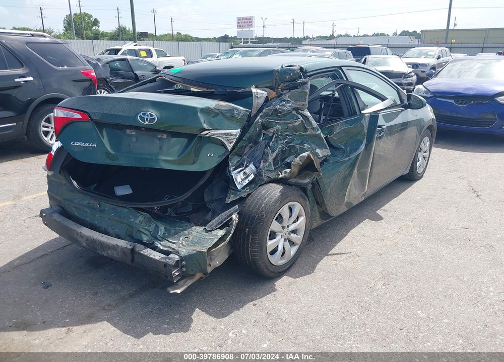 2016 TOYOTA COROLLA LE VIN: 5YFBURHE5GP419656