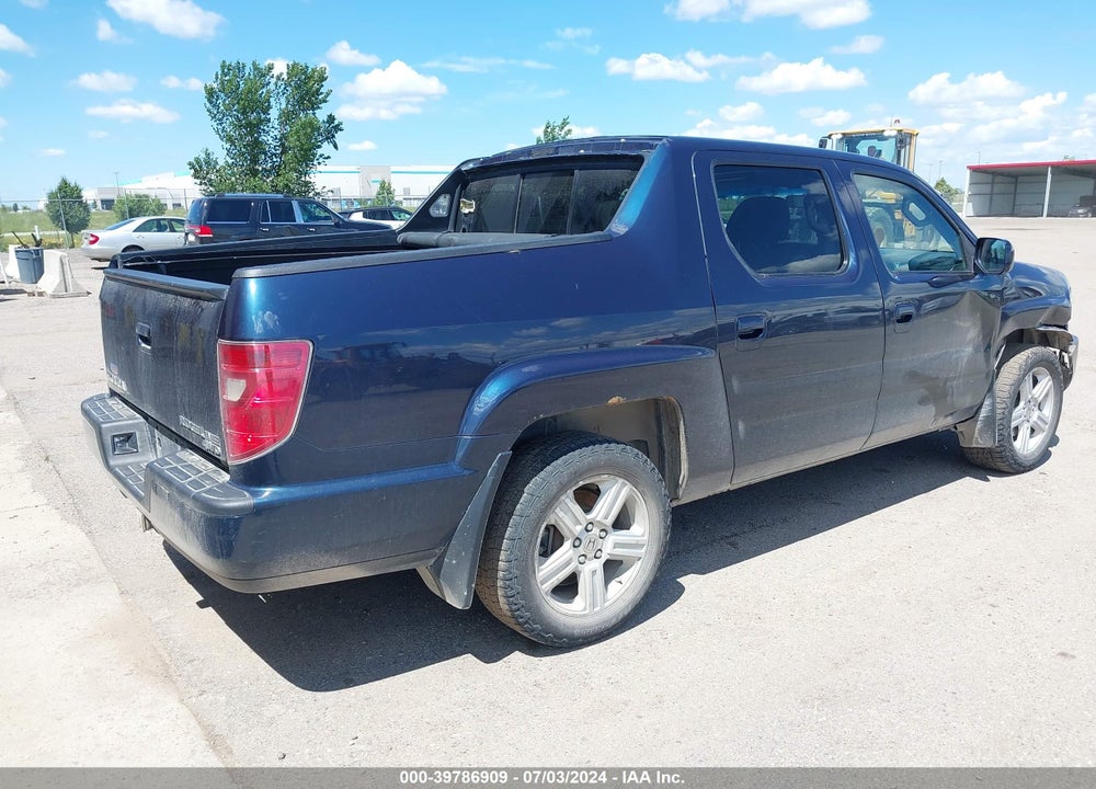 2010 HONDA RIDGELINE RTL VIN: 5FPYK1F53AB004494