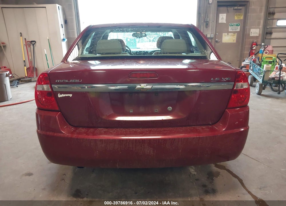 2005 CHEVROLET MALIBU LS VIN: 1G1ZT548X5F261872