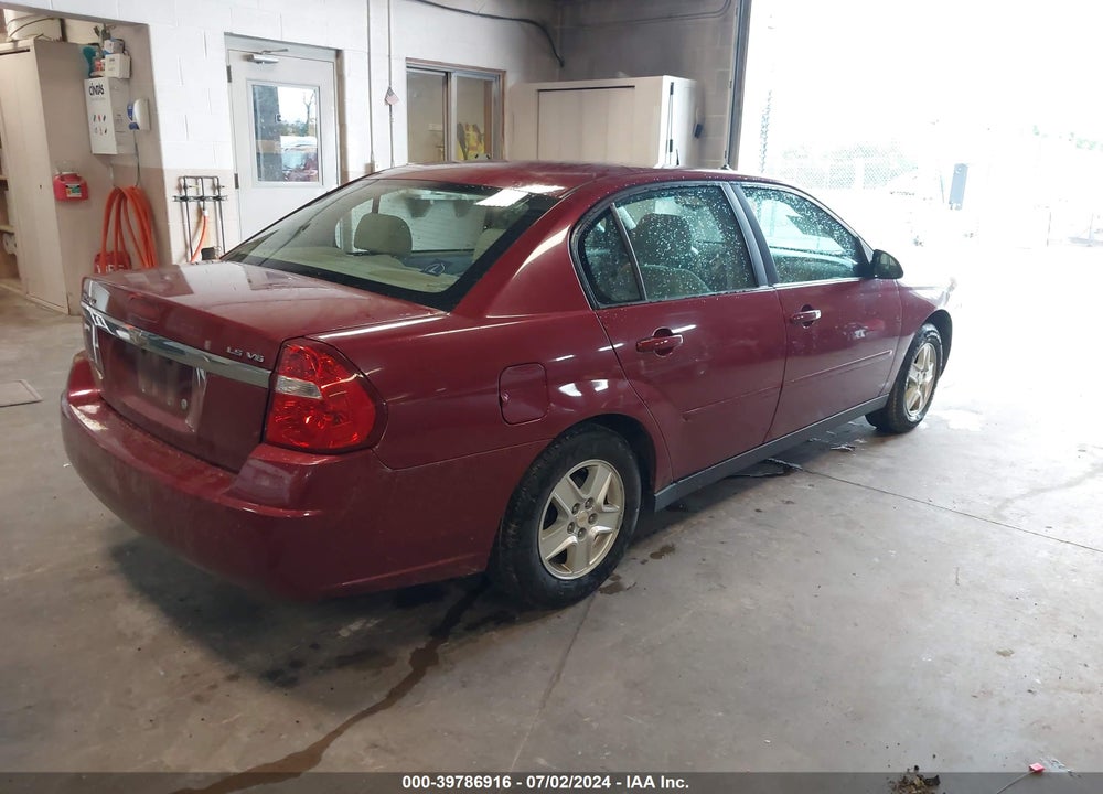 2005 CHEVROLET MALIBU LS VIN: 1G1ZT548X5F261872