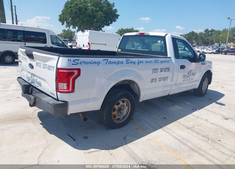 2016 FORD F-150 XL VIN: 1FTMF1C82GKD13637