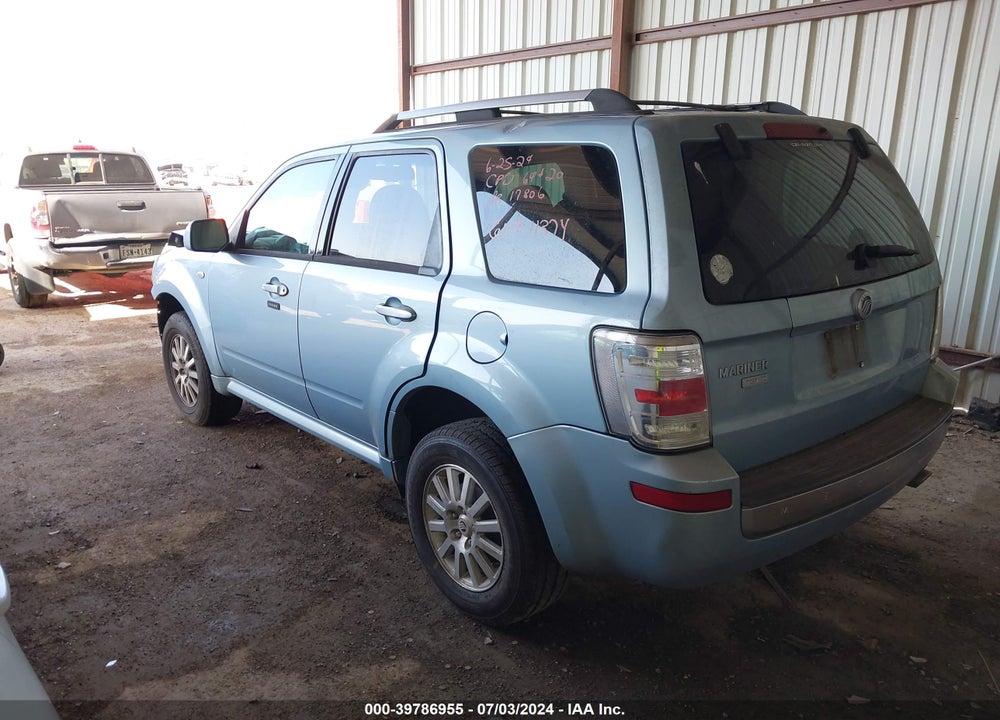 2009 MERCURY MARINER PREMIER VIN: 4M2CU877X9KJ18328