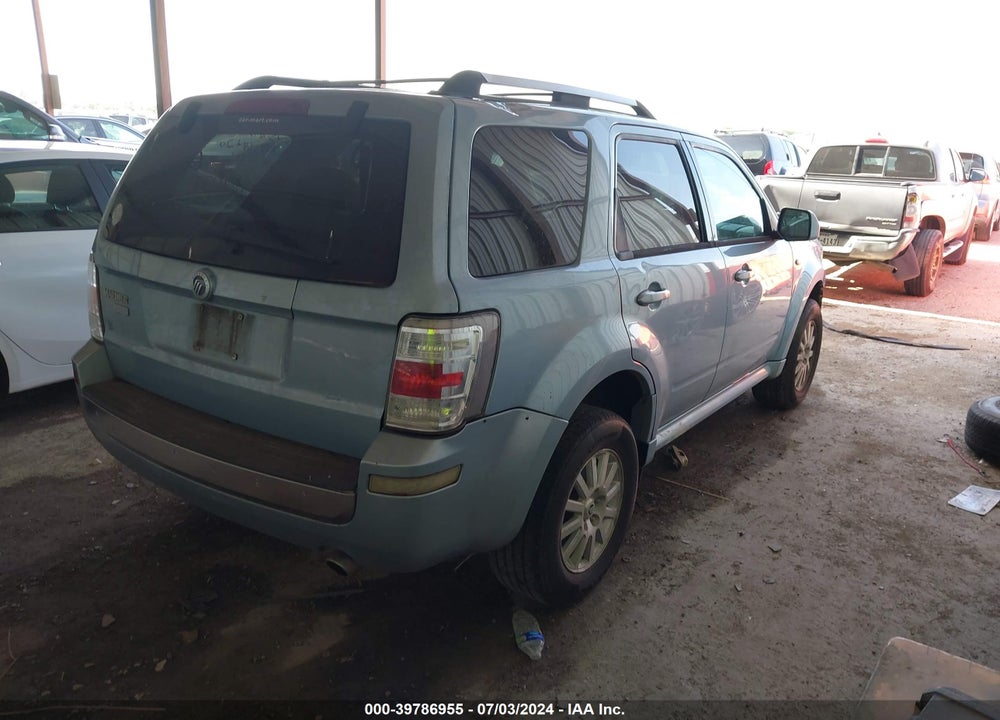 2009 MERCURY MARINER PREMIER VIN: 4M2CU877X9KJ18328