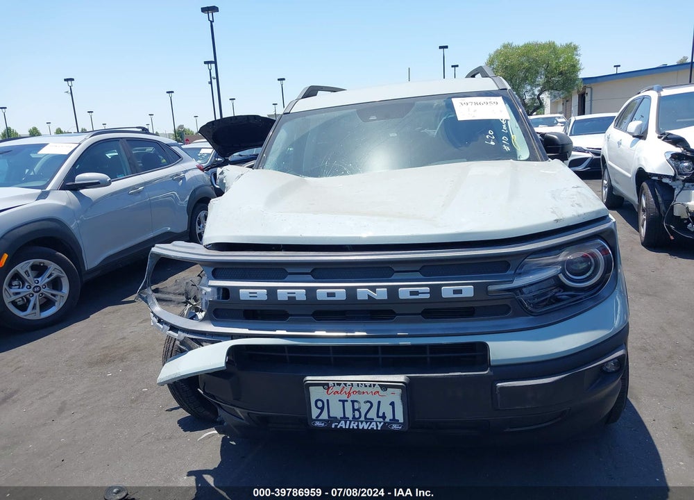 2021 FORD BRONCO SPORT BIG BEND VIN: 3FMCR9B67MRA90595