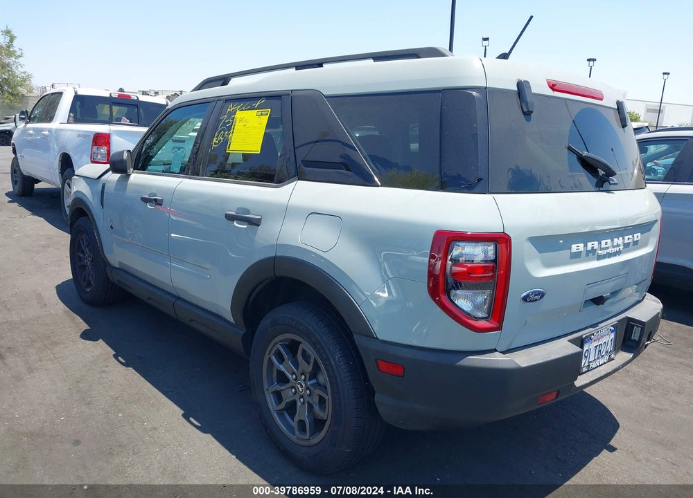 2021 FORD BRONCO SPORT BIG BEND VIN: 3FMCR9B67MRA90595