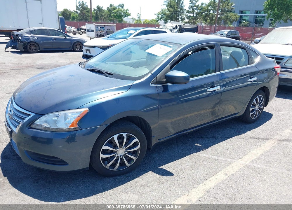 2014 NISSAN SENTRA S VIN: 3N1AB7AP0EL689067