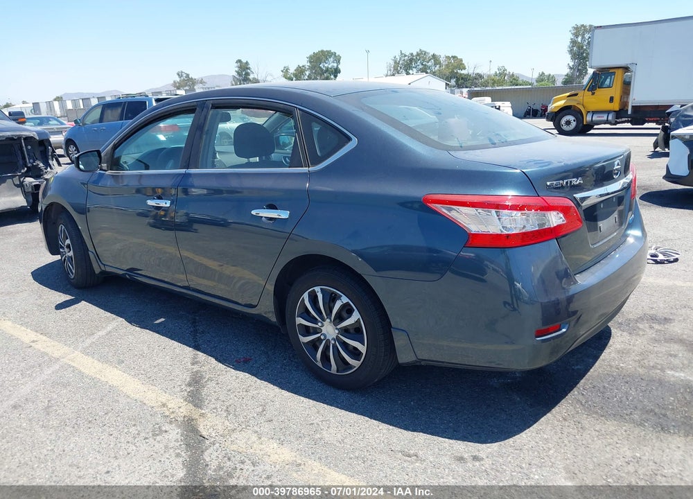 2014 NISSAN SENTRA S VIN: 3N1AB7AP0EL689067