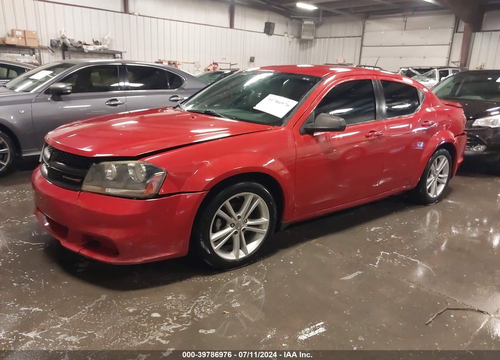 2014 DODGE AVENGER SE VIN: 1C3CDZAB3EN177825