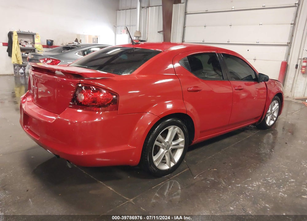 2014 DODGE AVENGER SE VIN: 1C3CDZAB3EN177825