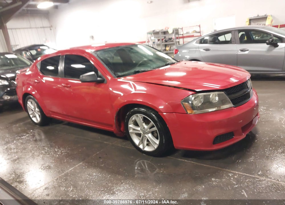 2014 DODGE AVENGER SE VIN: 1C3CDZAB3EN177825