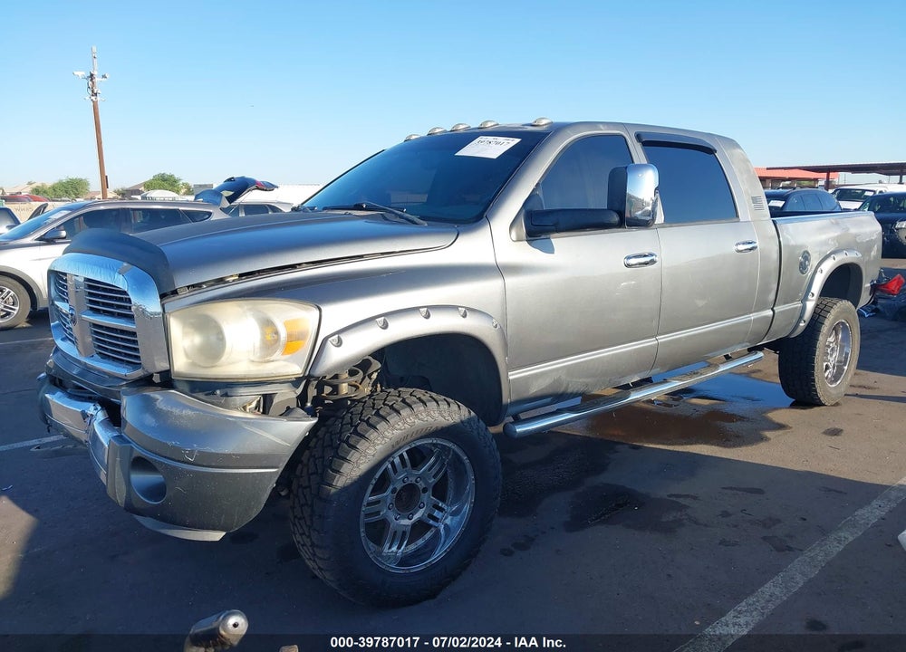 2008 DODGE RAM 2500 LARAMIE VIN: 3D7KS29A18G172934