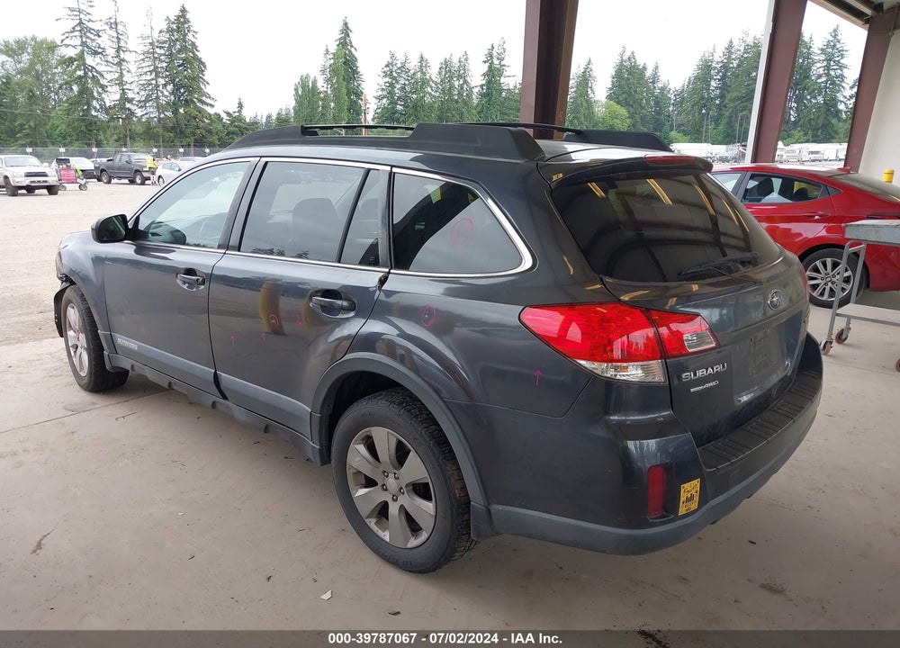 2011 SUBARU OUTBACK 2.5I PREMIUM VIN: 4S4BRBCC6B3423615