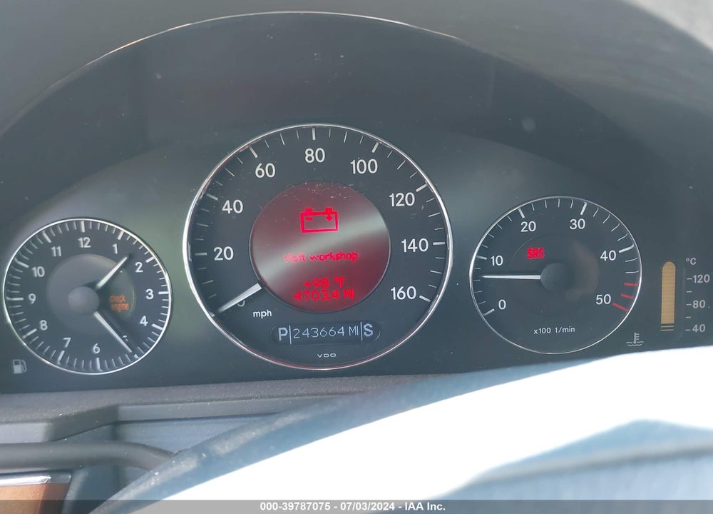 2005 MERCEDES-BENZ E 320 CDI VIN: WDBUF26J45A726259