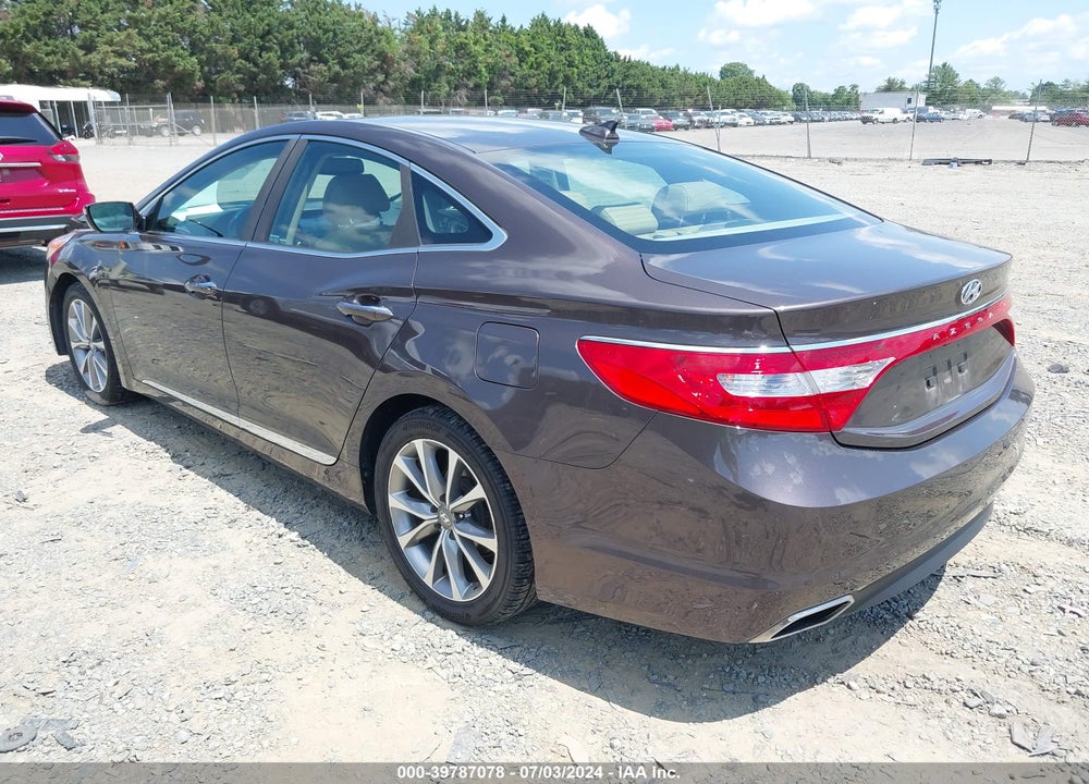 2016 HYUNDAI AZERA VIN: KMHFG4JG3GA518158