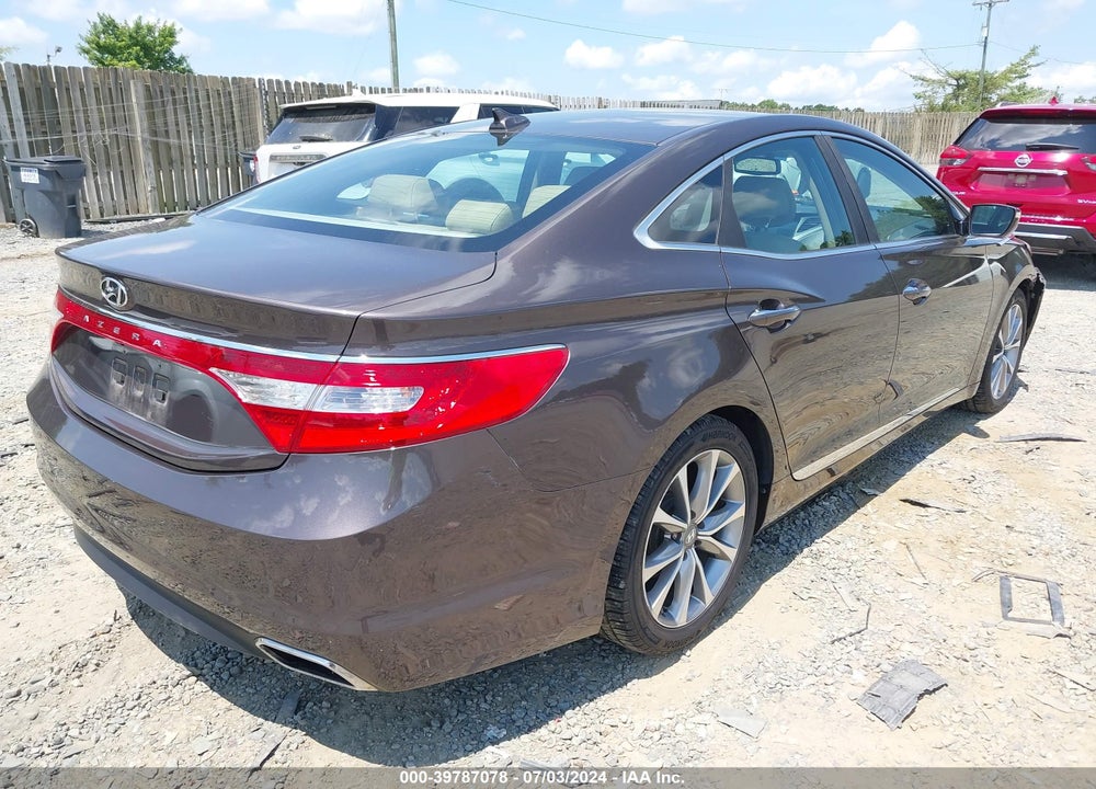 2016 HYUNDAI AZERA VIN: KMHFG4JG3GA518158