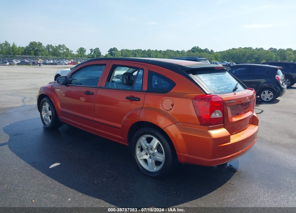 2007 DODGE CALIBER SXT VIN: 1B3HB48B97D149456