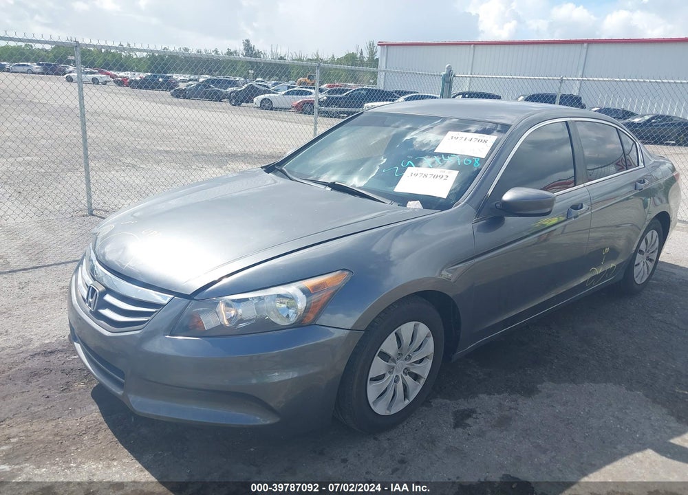 2012 HONDA ACCORD 2.4 LX VIN: 1HGCP2F36CA134078