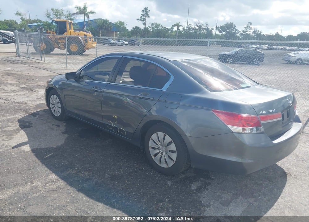 2012 HONDA ACCORD 2.4 LX VIN: 1HGCP2F36CA134078