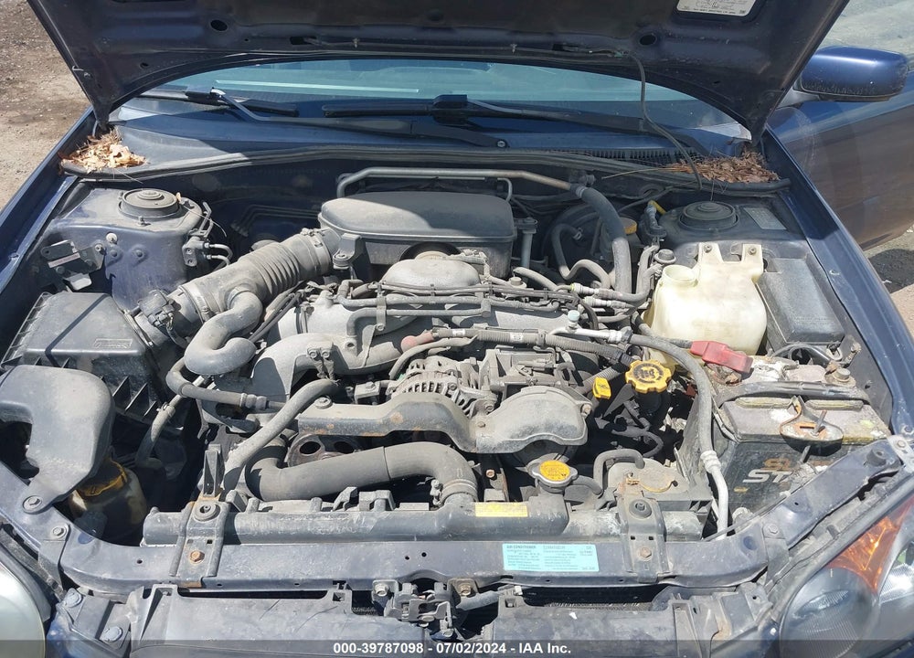 2005 SUBARU IMPREZA 2.5RS VIN: JF1GD66525H503746