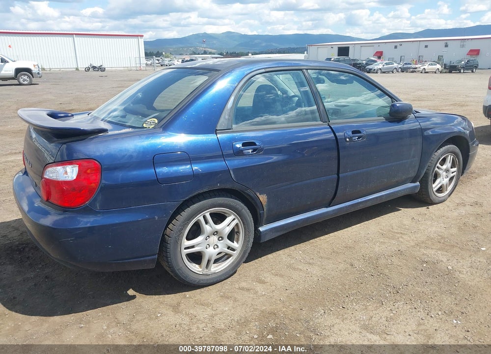 2005 SUBARU IMPREZA 2.5RS VIN: JF1GD66525H503746