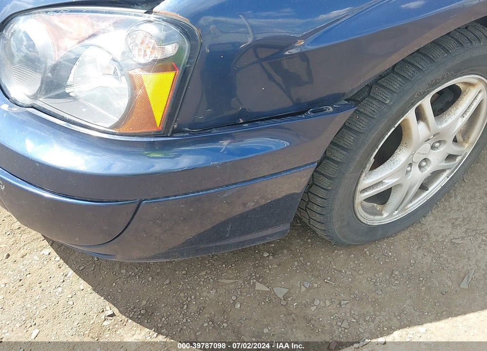 2005 SUBARU IMPREZA 2.5RS VIN: JF1GD66525H503746