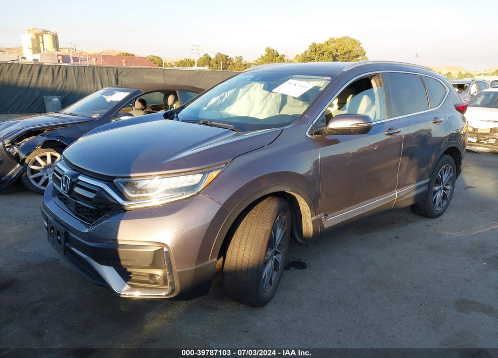 2021 HONDA CR-V AWD TOURING VIN: 2HKRW2H91MH672663