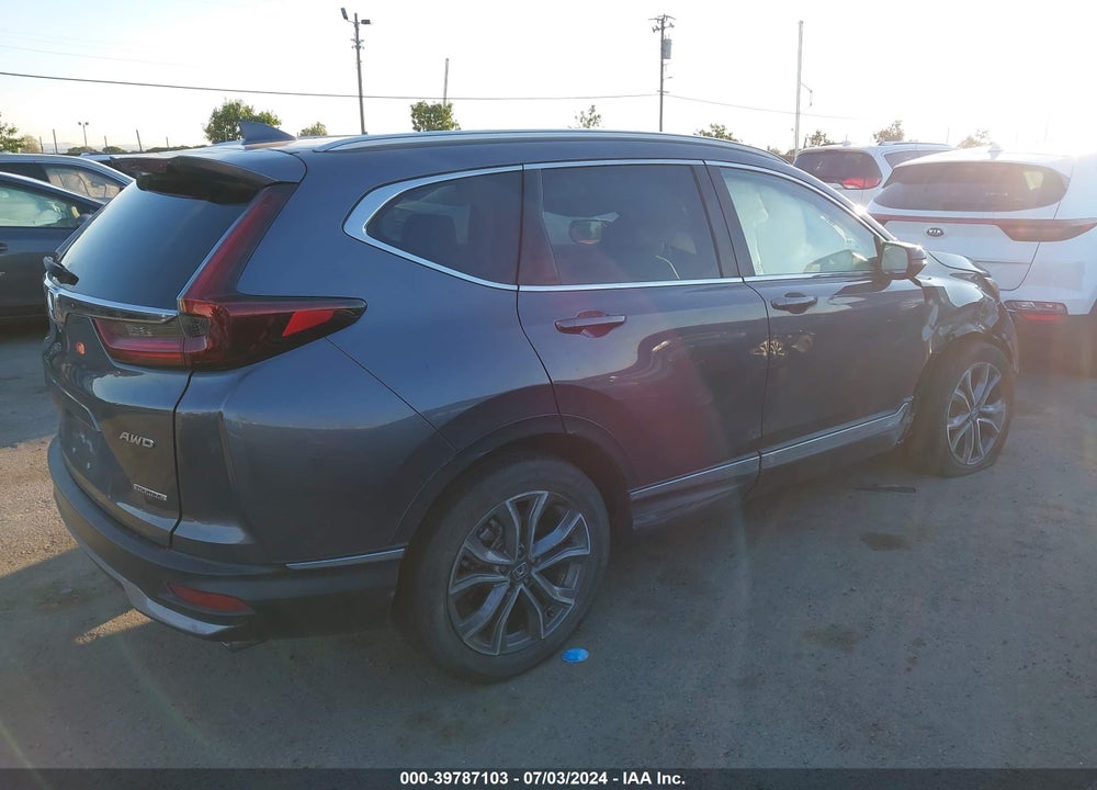 2021 HONDA CR-V AWD TOURING VIN: 2HKRW2H91MH672663