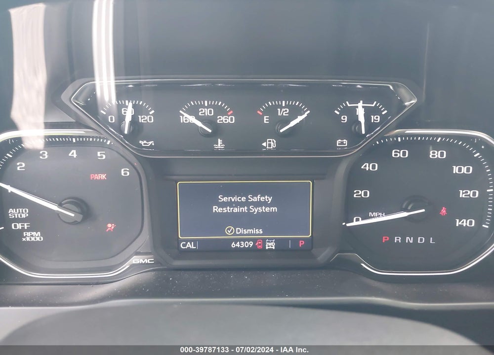 2020 GMC SIERRA 1500 VIN: 3GTU9CED0LG439784