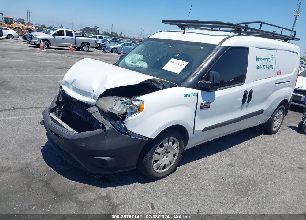 2016 RAM PROMASTER CITY TRADESMAN VIN: ZFBERFAT2G6C67418