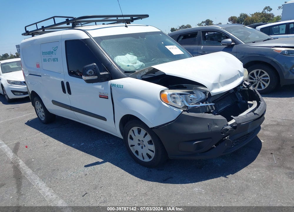 2016 RAM PROMASTER CITY TRADESMAN VIN: ZFBERFAT2G6C67418