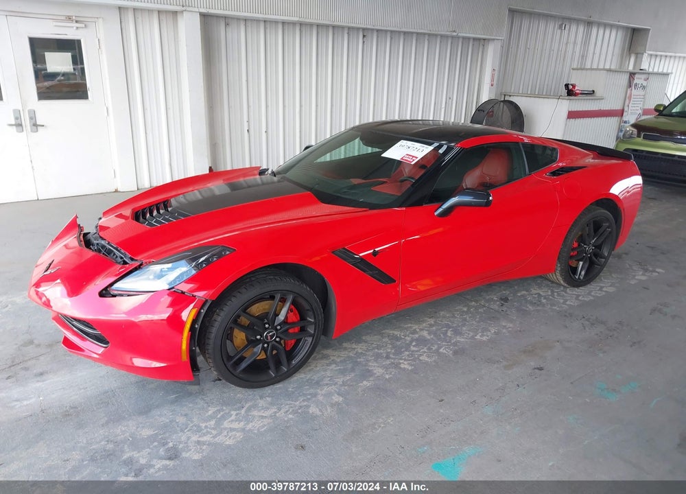 2015 CHEVROLET CORVETTE STINGRAY Z51 VIN: 1G1YM2D75F5100609
