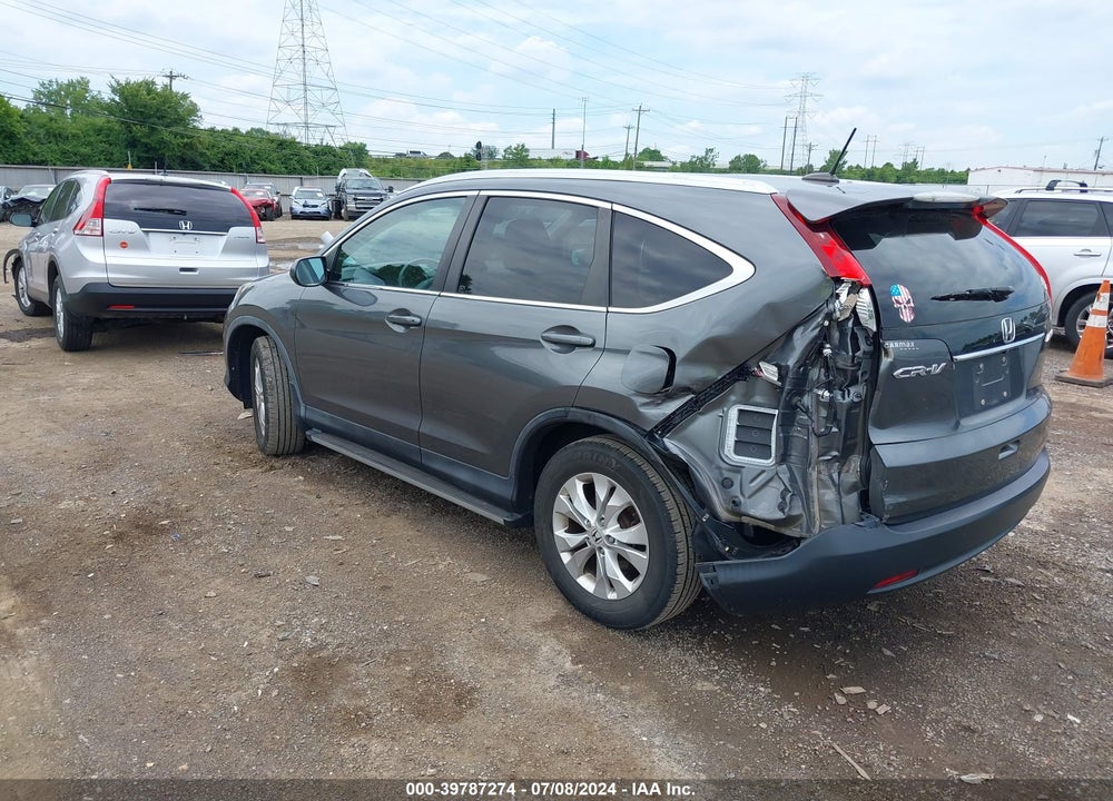 2014 HONDA CR-V EX-L VIN: 5J6RM4H76EL059087