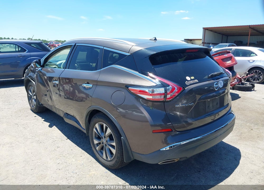 2015 NISSAN MURANO SL VIN: 5N1AZ2MG5FN235112