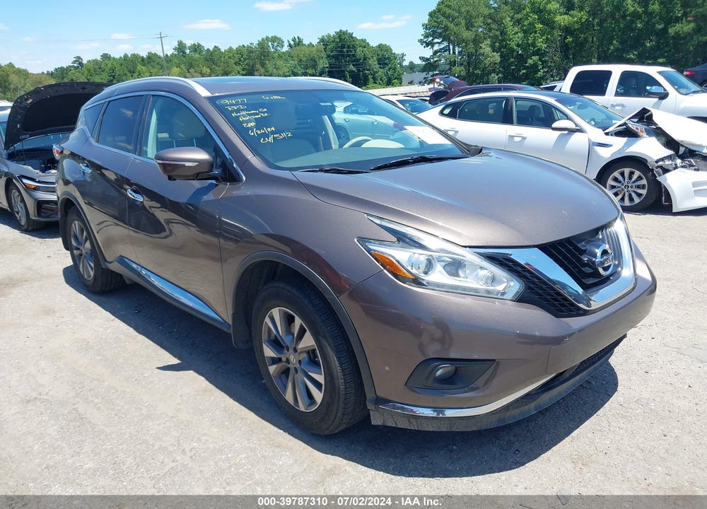 2015 NISSAN MURANO SL VIN: 5N1AZ2MG5FN235112