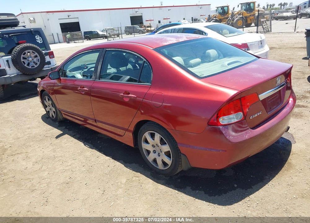 2011 HONDA CIVIC LX VIN: 2HGFA1F59BH549910