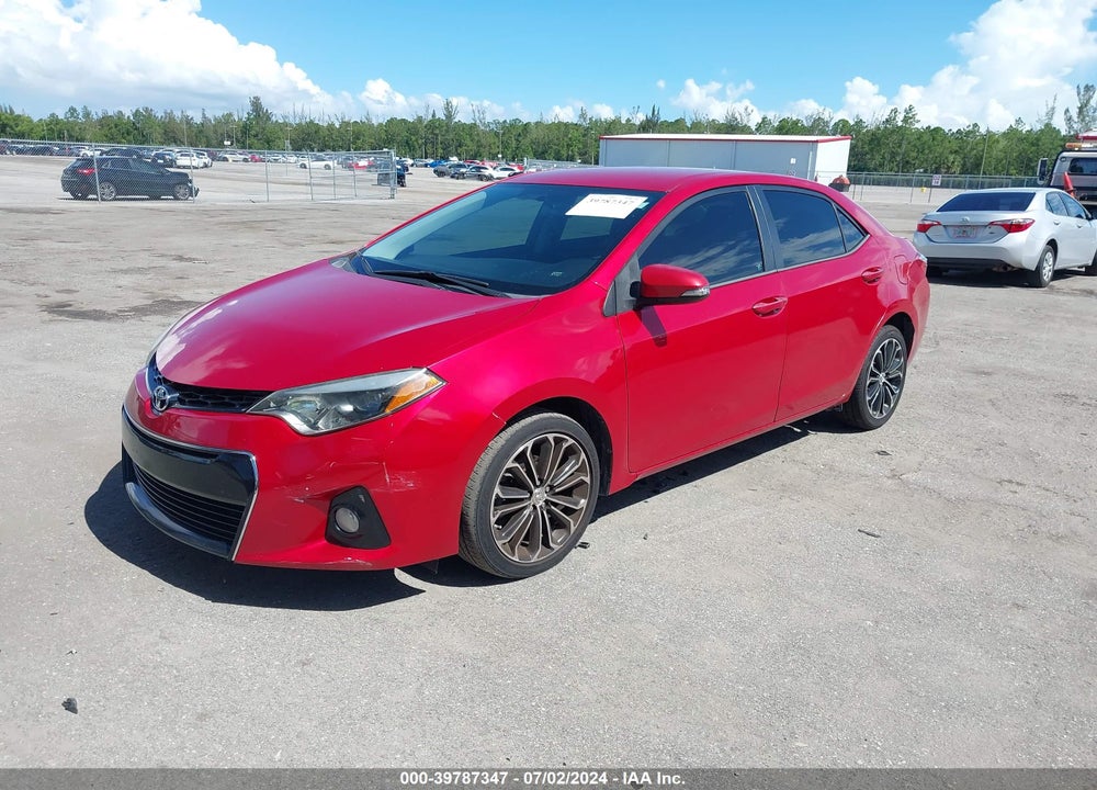 2016 TOYOTA COROLLA S PLUS VIN: 2T1BURHE1GC726001