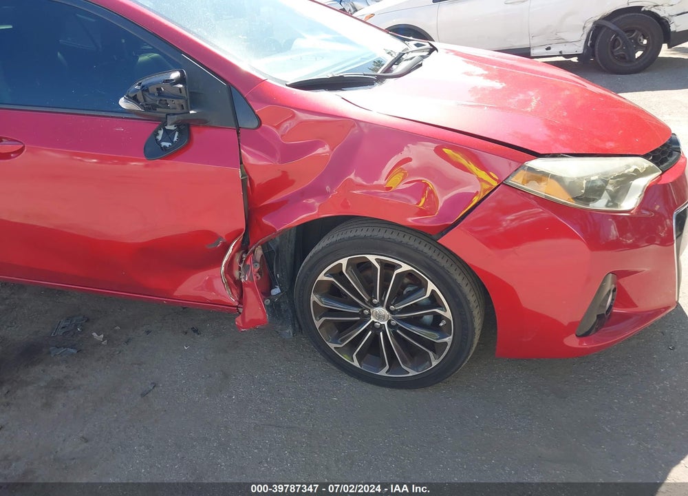 2016 TOYOTA COROLLA S PLUS VIN: 2T1BURHE1GC726001