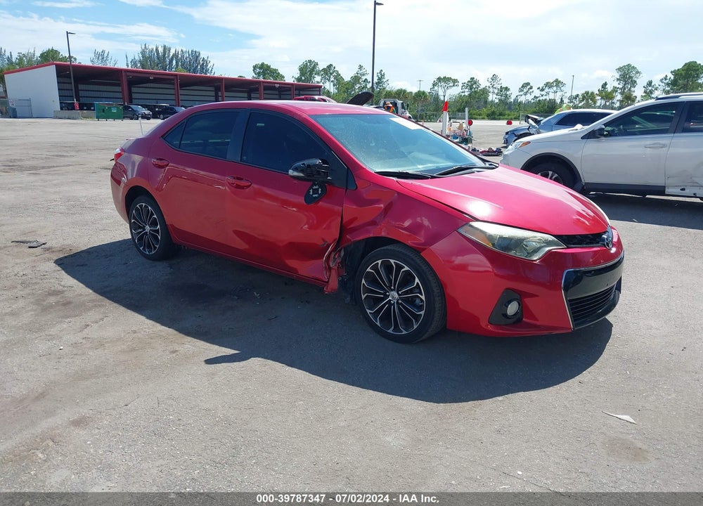 2016 TOYOTA COROLLA S PLUS VIN: 2T1BURHE1GC726001