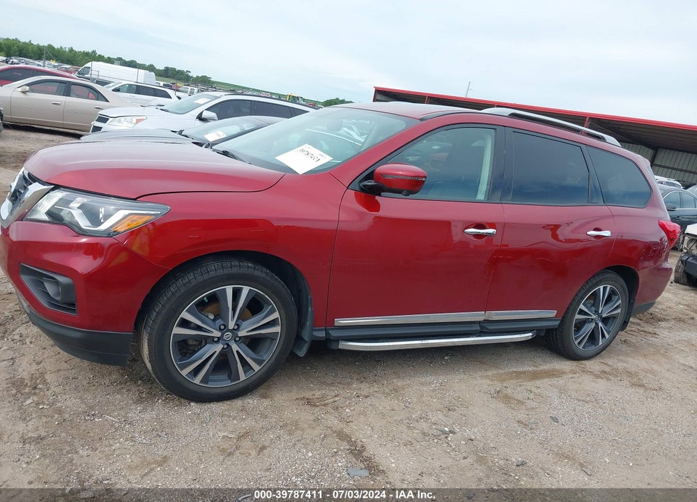 2018 NISSAN PATHFINDER PLATINUM VIN: 5N1DR2MM9JC627565