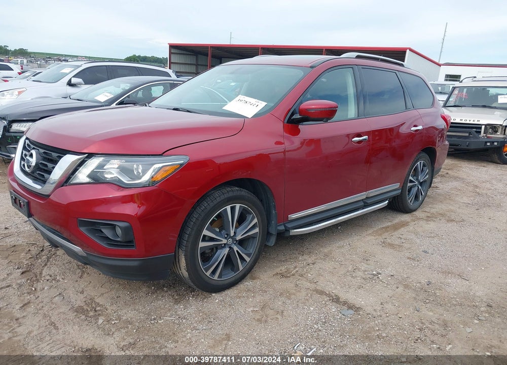 2018 NISSAN PATHFINDER PLATINUM VIN: 5N1DR2MM9JC627565