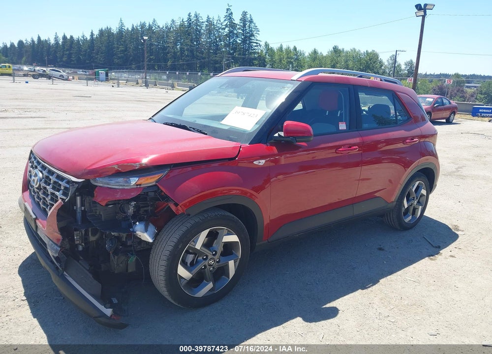 2022 HYUNDAI VENUE SEL VIN: KMHRC8A37NU161964