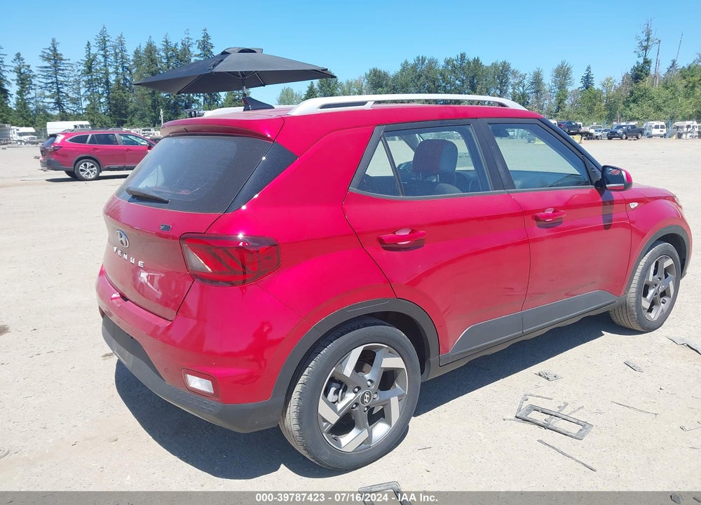 2022 HYUNDAI VENUE SEL VIN: KMHRC8A37NU161964