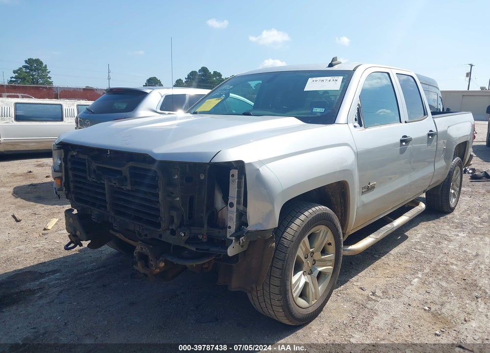 2018 CHEVROLET SILVERADO 1500 CUSTOM VIN: 1GCRCPEC0JZ338313