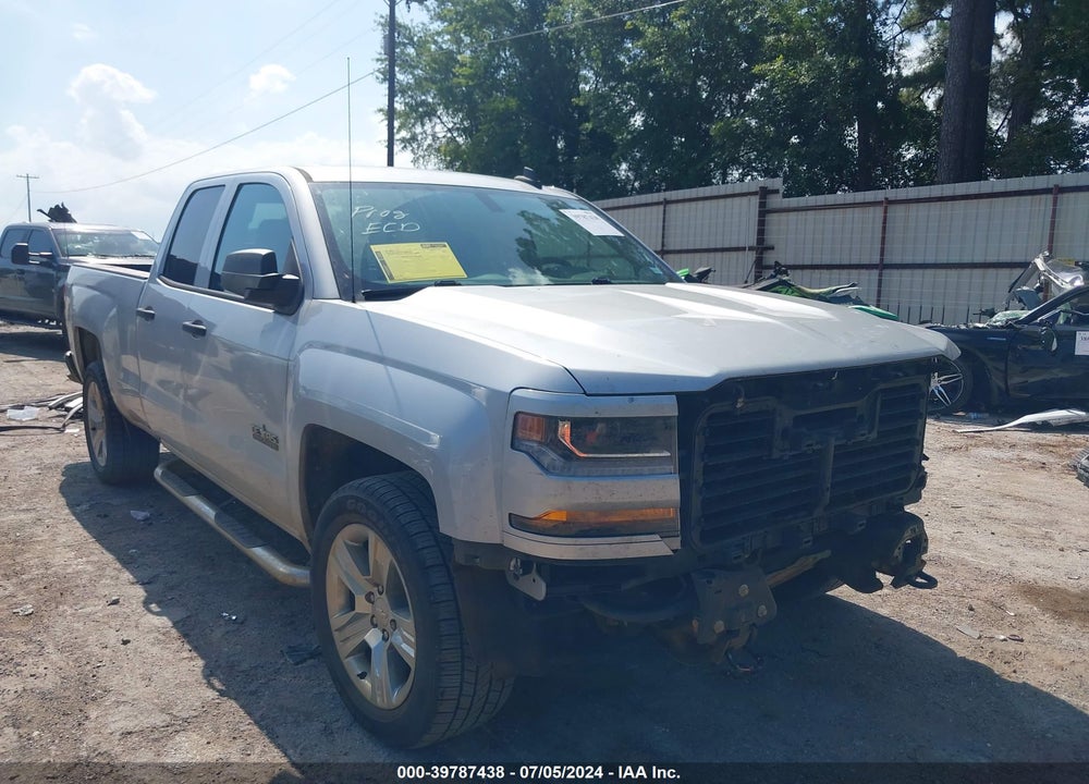 2018 CHEVROLET SILVERADO 1500 CUSTOM VIN: 1GCRCPEC0JZ338313